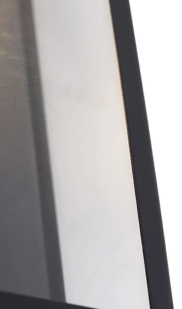 Комплект от 2 външни стенни лампи черни IP44 със стъкло - Rotterdam