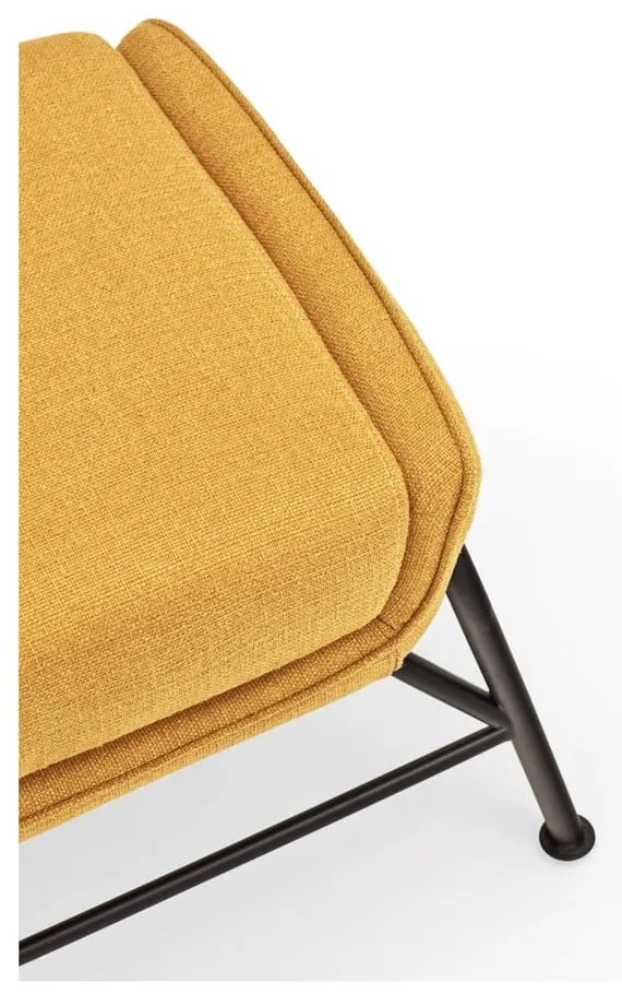 Жълта табуретка за крака Sadira - Teulat