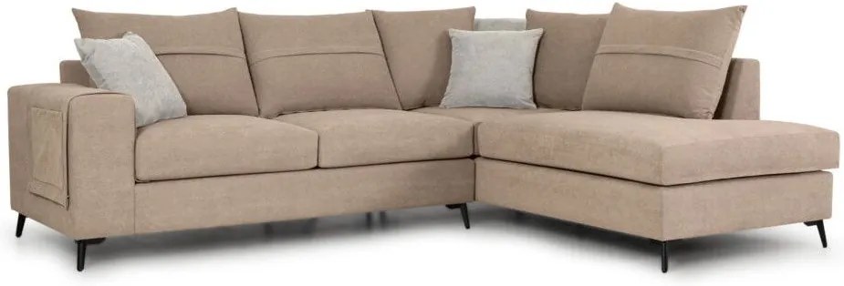 Ъглов диван Hannah-Сомон-Дясно