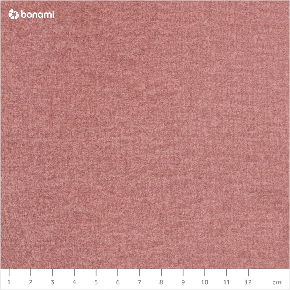 Розов кадифен разтегателен диван Luca - Milo Casa