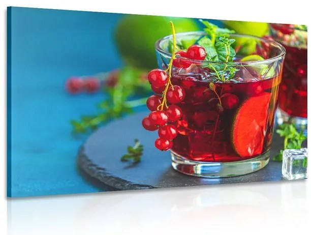 Картина на платно – Червен коктейл