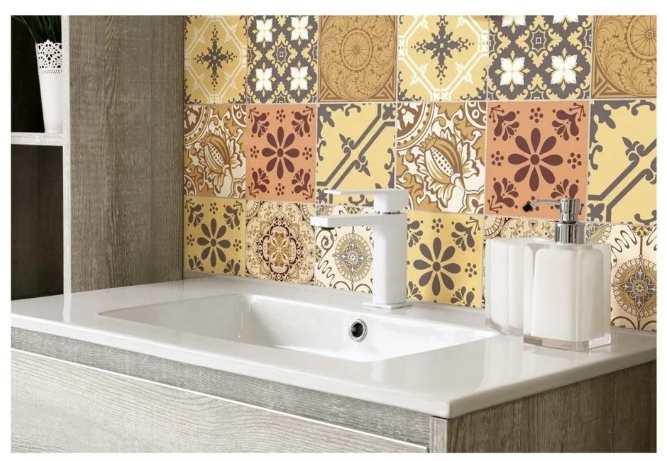 Комплект от 9 стикера за къщички, 10 x 10 cm Baroque - Ambiance