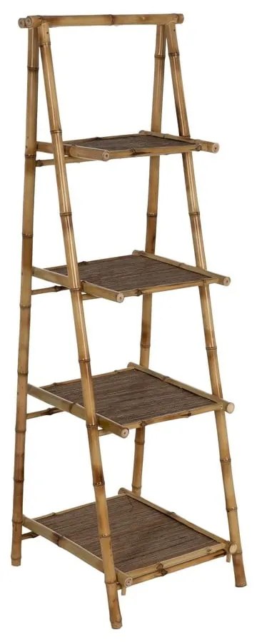 Бамбуков стелаж в естествен цвят 48x152x50 cm Manali – Ixia