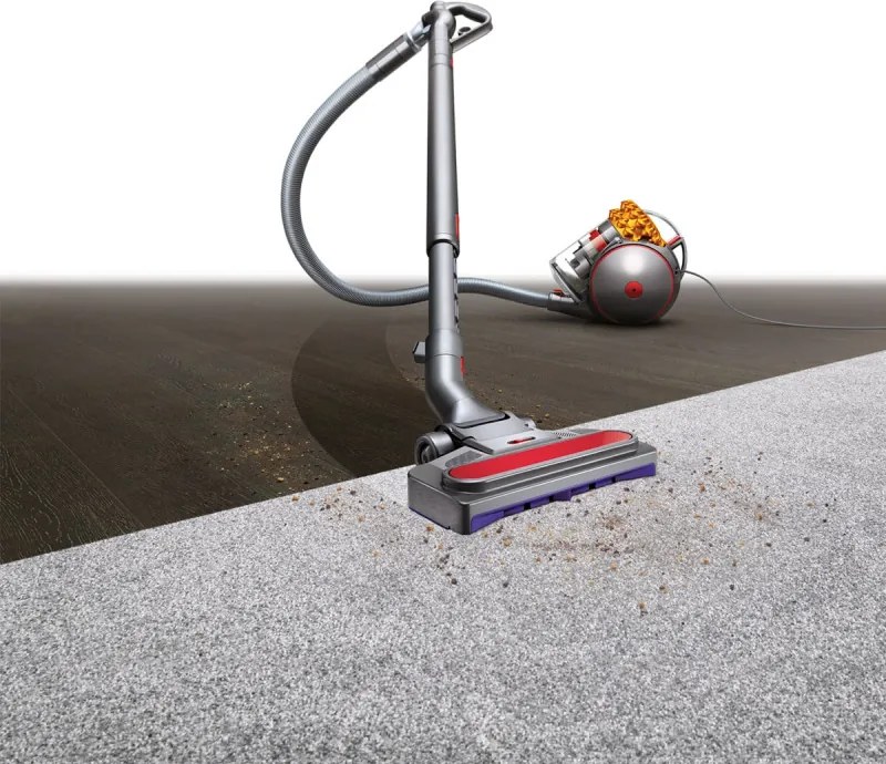 Прахосмукачка без торба Dyson Cinetic Big Ball Multi Floor 2 230278-01, 700W, 170AW, 0.8 л, Radial Root Cyclone, Автоматично изправяне при преобръщане, Никел/жълт