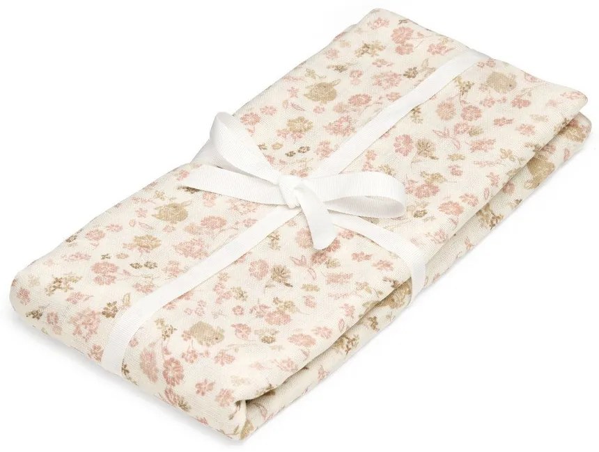 Бежова пелена от органичен памук 120x120 cm Augusta – Cam Cam Copenhagen