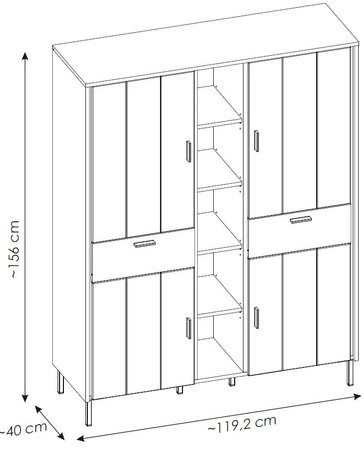 Витрина Sage Dab Plus