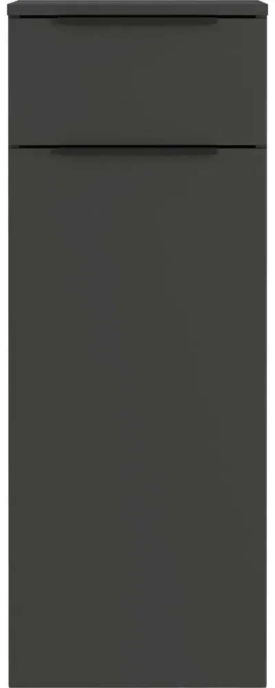 Висок висящ шкаф за баня в антрацитен цвят 36x93 cm Crandon - Germania