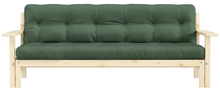 Разтегателен диван маслиненозелен Unwind - Karup Design
