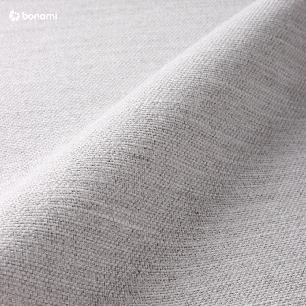 Светлосиво двойно легло 140x200 cm тапицирано с място за съхранение с включена подматрачна рамка Lotte – Meise Möbel