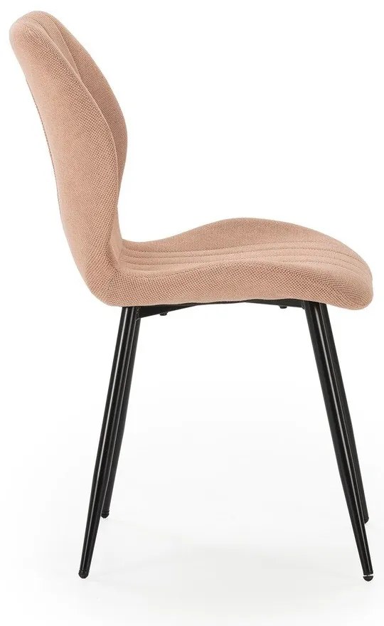 Трапезни столове в комплект от 4 бр. сьомга Milu – Marckeric