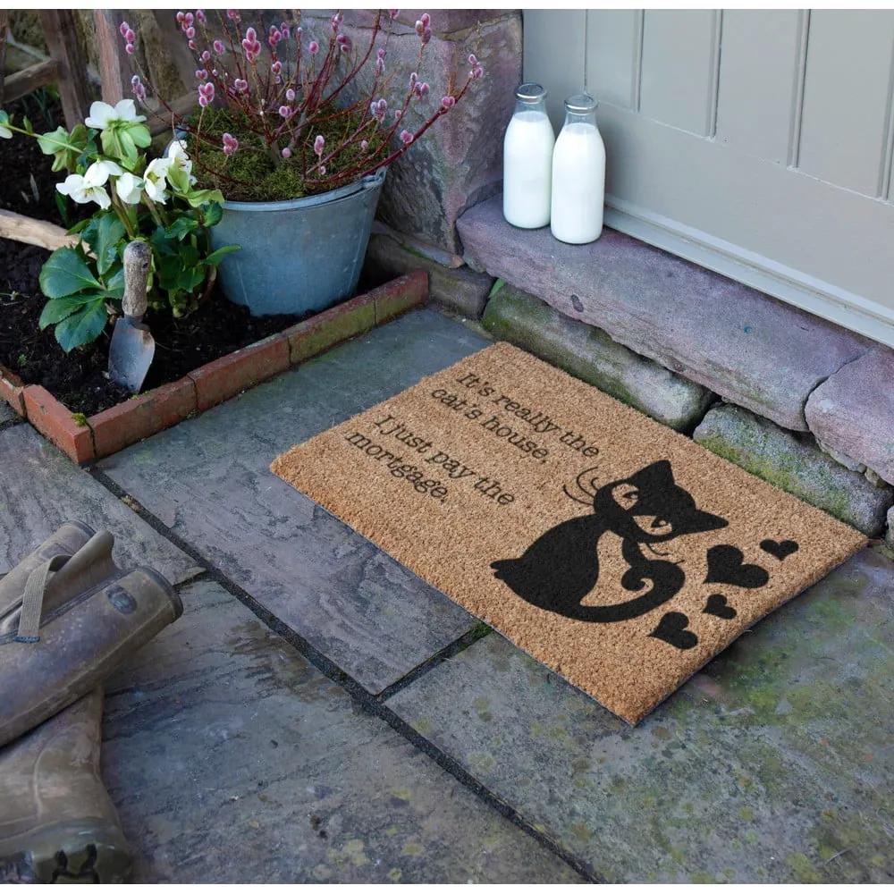 Изтривалка от кокосови влакна 40x60 cm It's Really the Cats House – Artsy Doormats