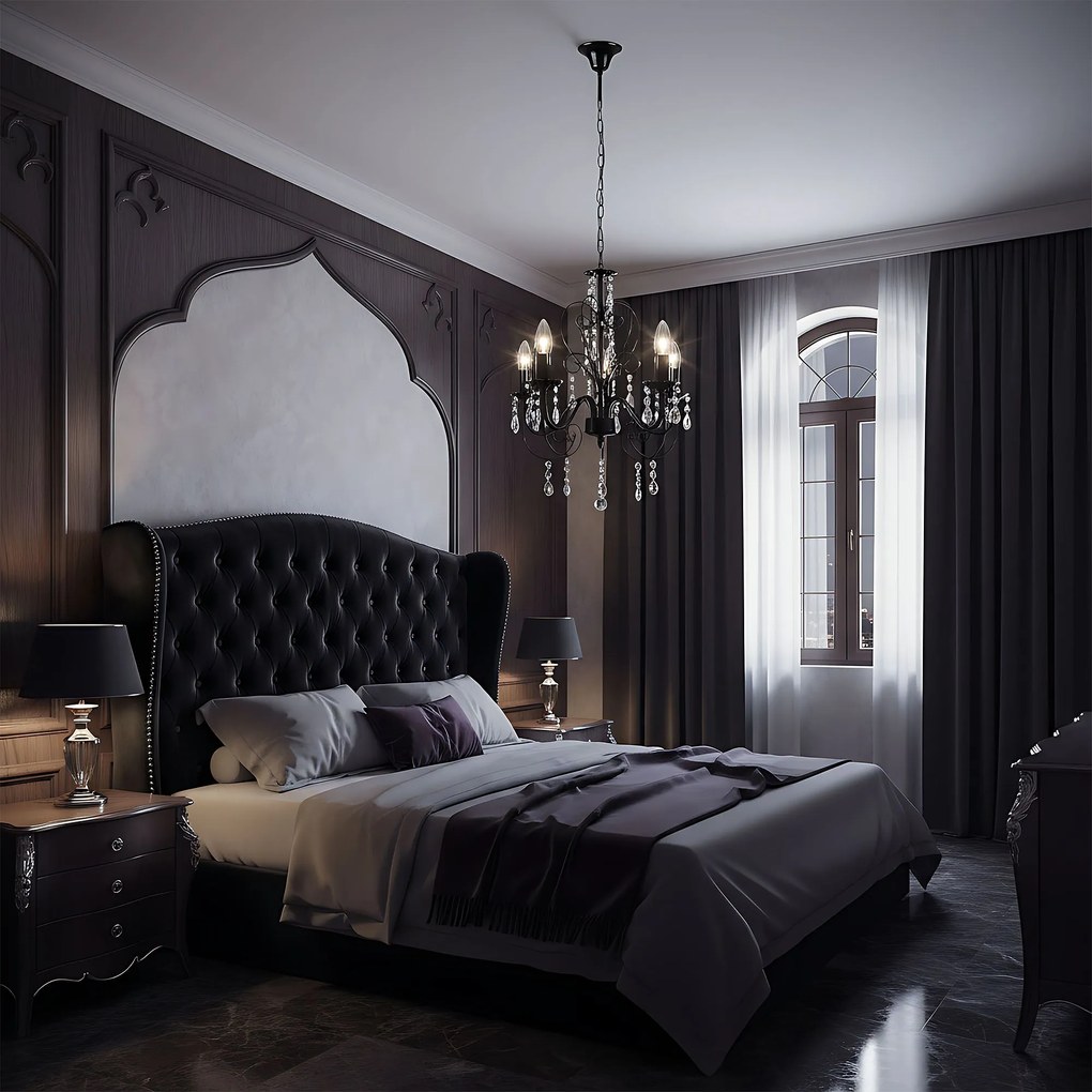 ЛАМПА EBT010-5CP BLACK