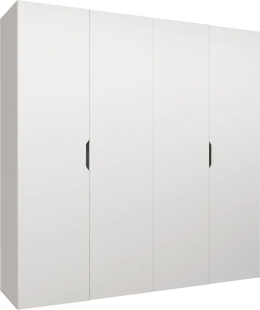 Гардероб Малага четирикрилен-Бял