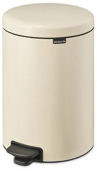 Кош за боклук с педал Brabantia NewIcon 1005535, 20 л, Плавно затваряне, Противоплъзгаща основа, Бежов