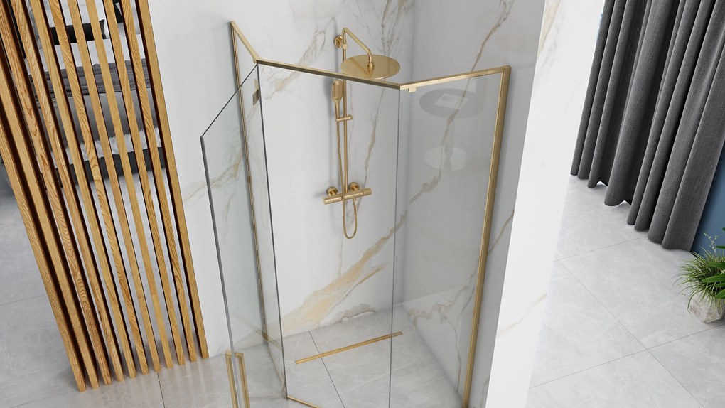 Душ кабина Rea DIAMOND GOLD 90x90