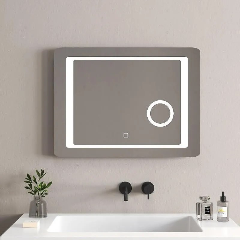 LED огледало за баня, 80x60см, Inter Ceramic, ICL 1596