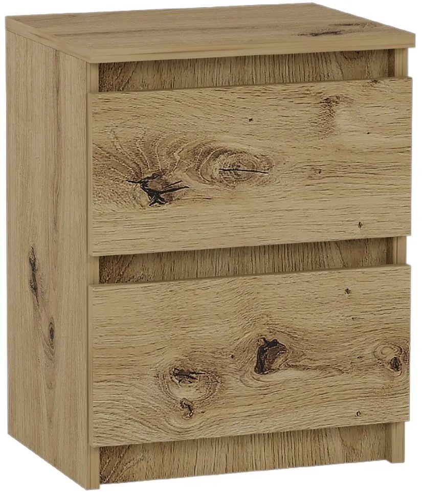 Стилно нощно шкафче 40 x 30 cm - R2 Бял