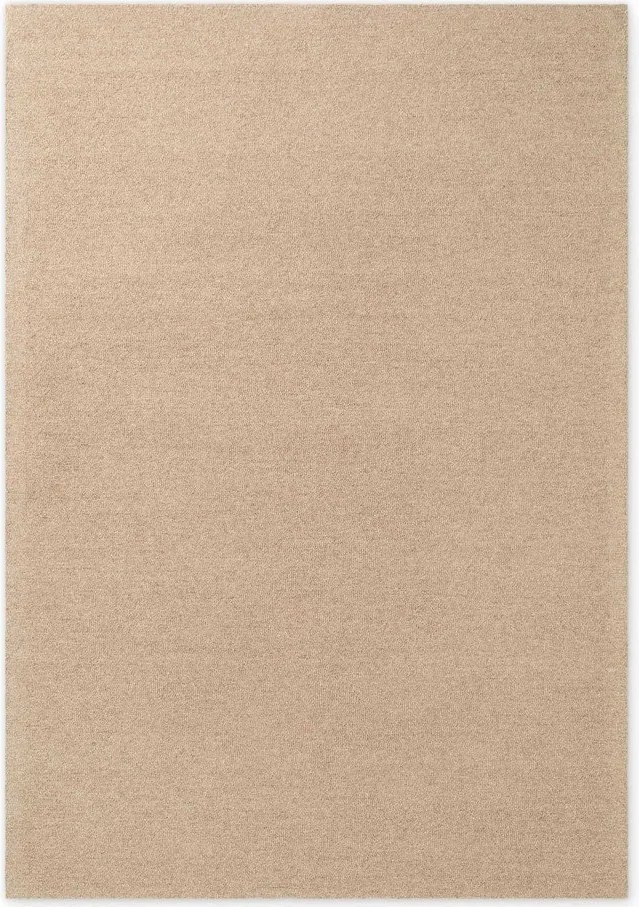 Ръчно изработен вълнен килим в естествен цвят 200x290 cm Puristic Knots – Elle Decoration