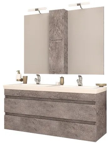 Огледало Drop Luxus 120 (2 τεμ.)-Γρανίτης