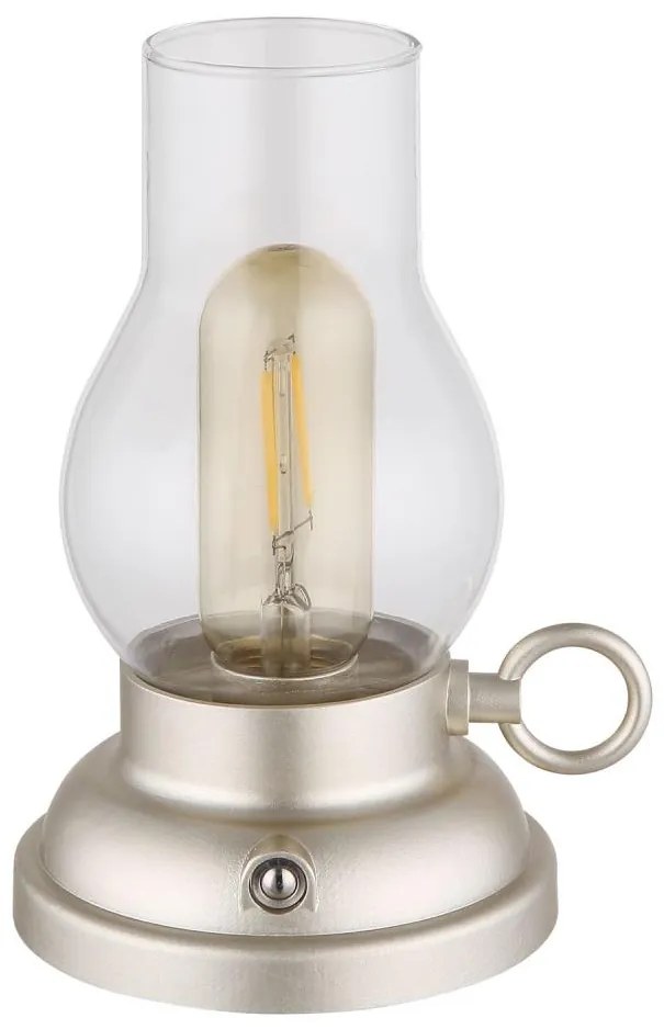 Globo 58016CH - LED настолна лампа PETRO LED/1W/3,7V 1200 mAh с докосване