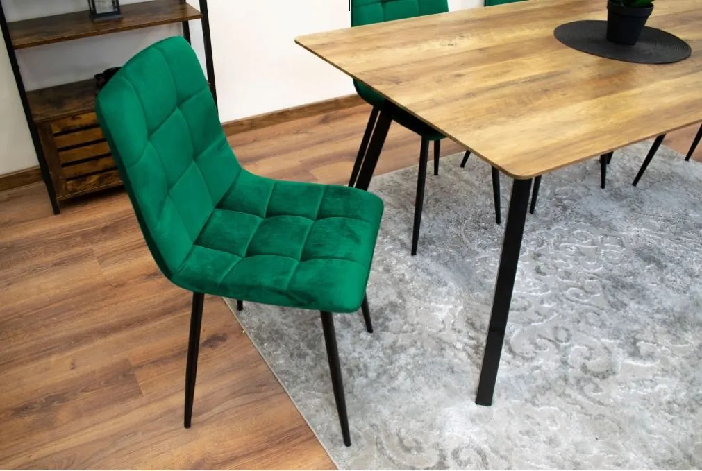 Трапезен стол кадифе Smaragd Luxury