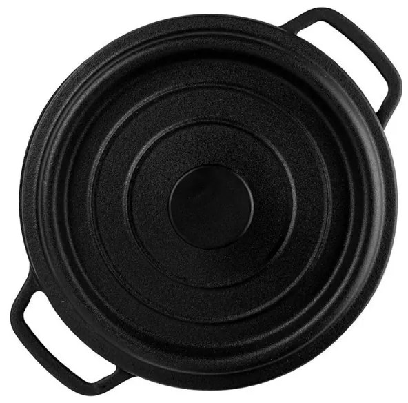 Чугунена тенджера Muhler Tika MR-2448CI, 24x10.5 см, 3.4 л, Индукция, Черен