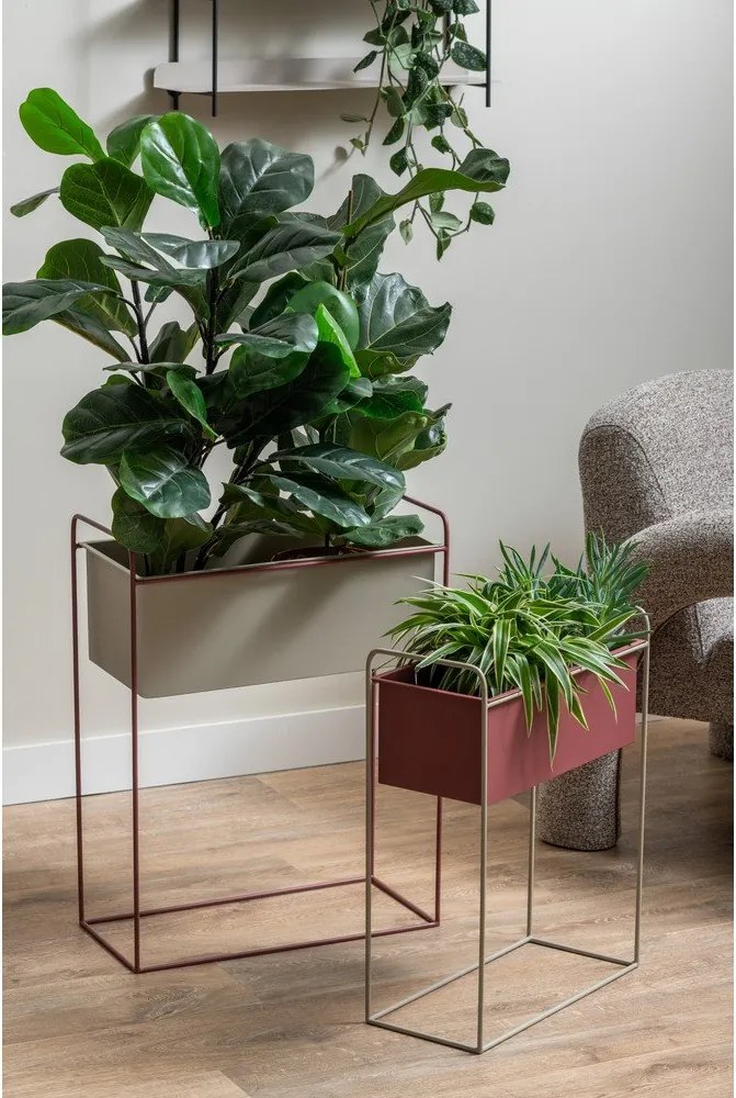 Метални стойки за цветя 2 бр. (височина 65 cm) Reina – PT LIVING