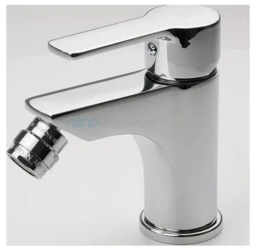 Paffoni - Смесител за биде + изпускател RED лъскав хром