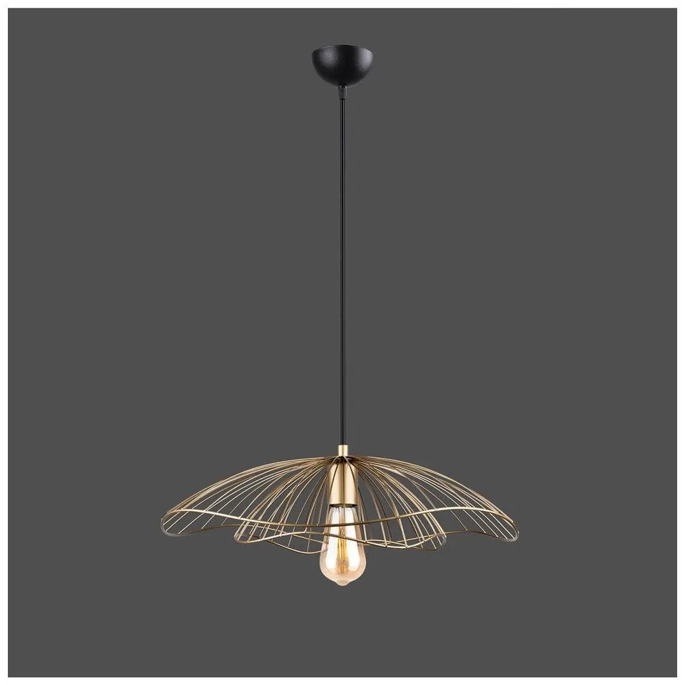 Висяща лампа в златист цвят, височина 111 cm Root - Squid Lighting