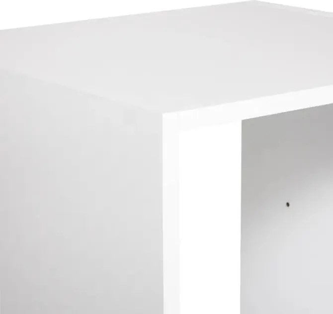 Рафт 5five Mix'n Modul, 4 отделения, MDF, 35x32x134 cm - Бял
