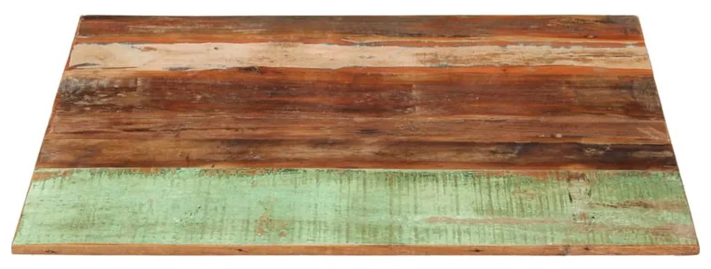 286051 vidaXL Квадратен плот за маса, 80x80 см, 15-16 мм, регенериран масив