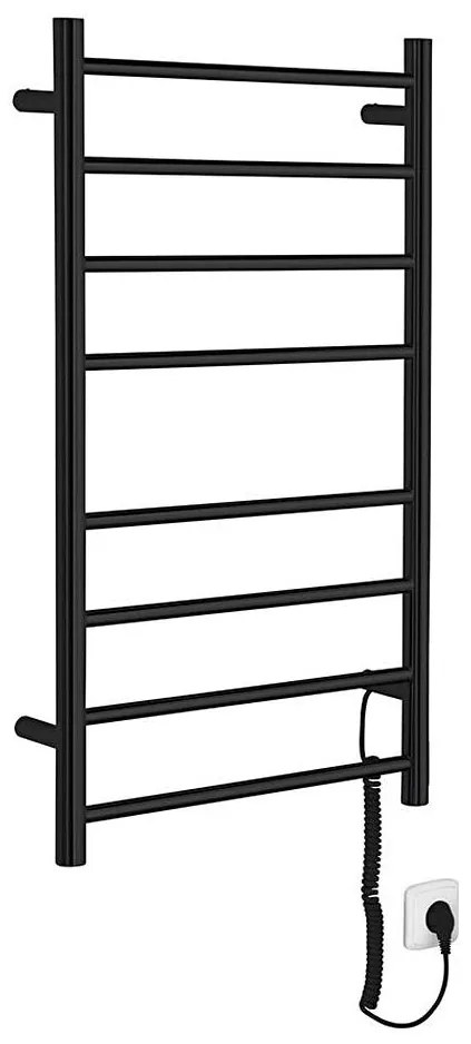 Sapho - Електрическа лира за хавлии REDONDO 75W/230V 50x90 cm матова черна