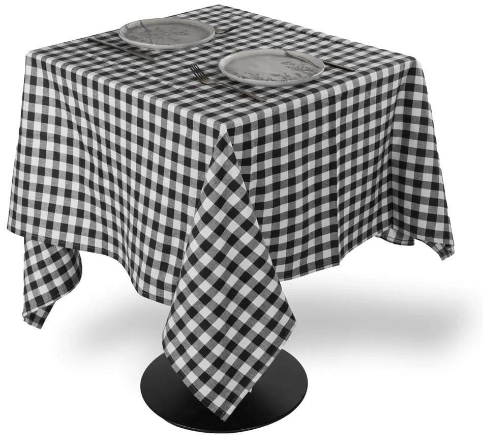 Памучна покривка за маса 150x150 cm Gingham – Tiseco Home Studio