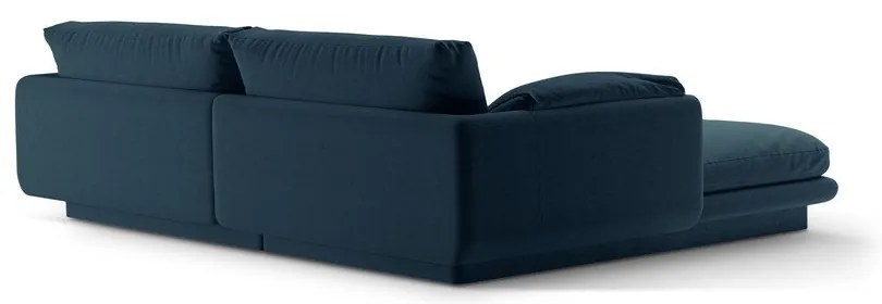 Тъмносин ъглов диван (десен ъгъл) Torino – Micadoni Home