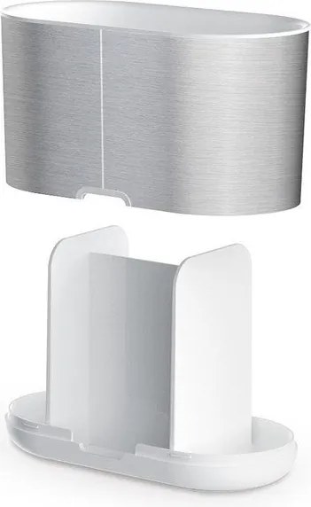 Стойка за четки за зъби от неръждаема стомана в сребрист цвят Duo Steel – Joseph Joseph