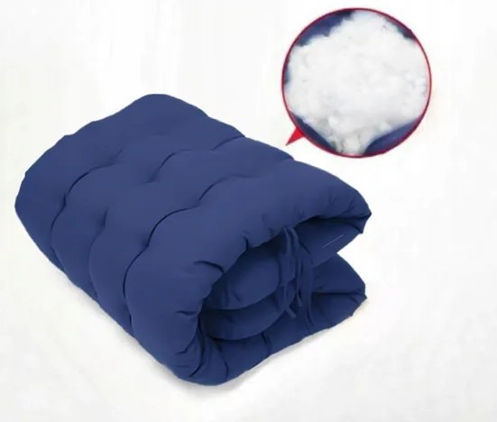 Градински шезлонг със сива рамка и възглавница Сив