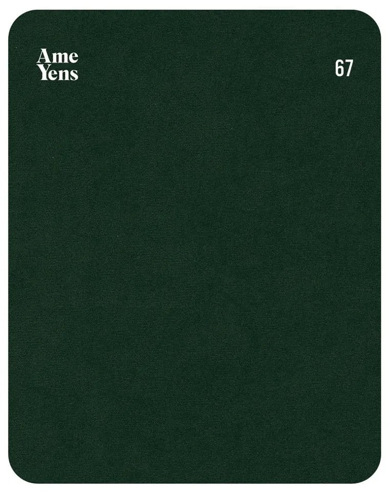 Кресло от тъмнозелено кадифе Kukumo - Ame Yens