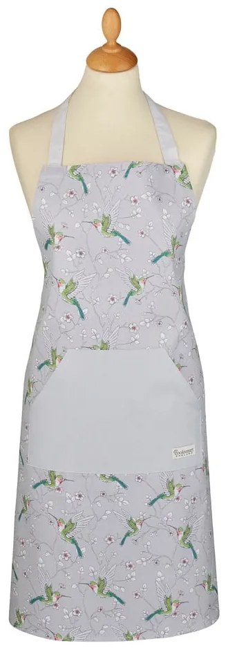 Сива памучна престилка Hummingbirds - Cooksmart ®