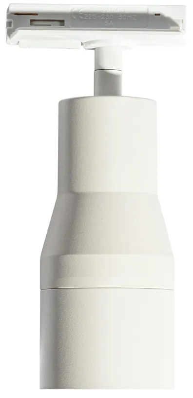 Модерен бял прожектор за 1-фазова релсова система - Iconic Kohua