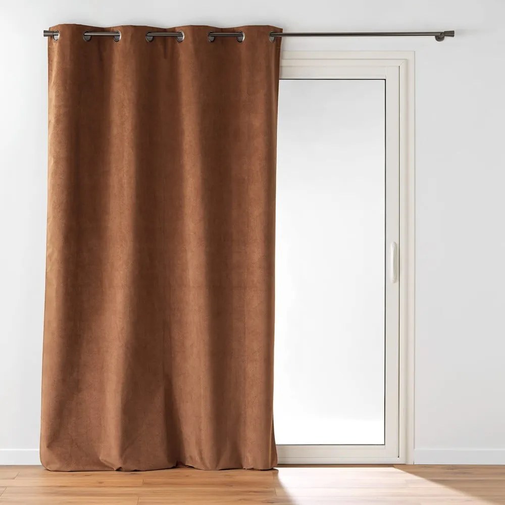 Кафяво перде 140x260 cm Olympe – douceur d'intérieur