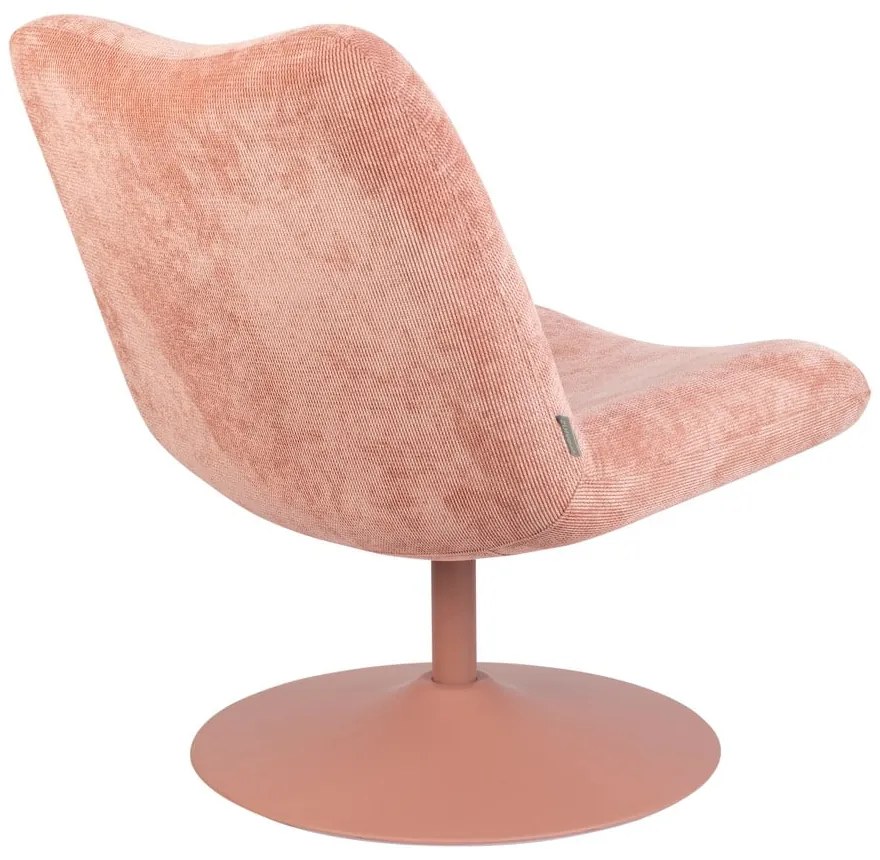 Кресло от розово кадифе Bubba - Zuiver