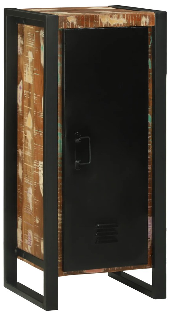 Sonata H Банев стенен шкаф 40x35x90 см от масивно регенерирано дърво