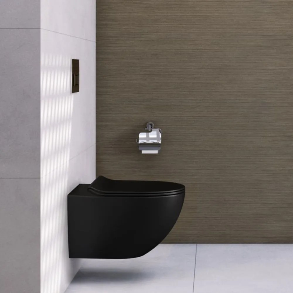 Тоалетна чиния Calani Loyd Slim Black