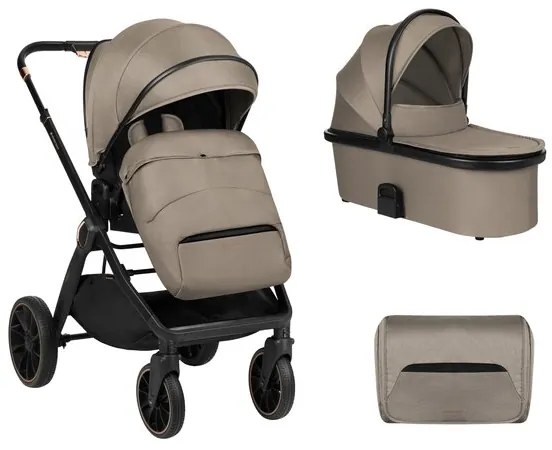 Комбинирана детска количка 2в1 Tiffany KIKKABOO - Beige