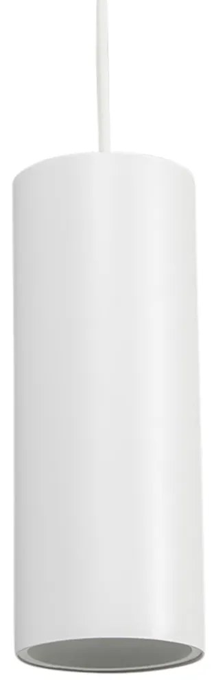 Дизайнерска висяща лампа бяла вкл. адаптер за релса 3-фазен - 3-Phase Tubo