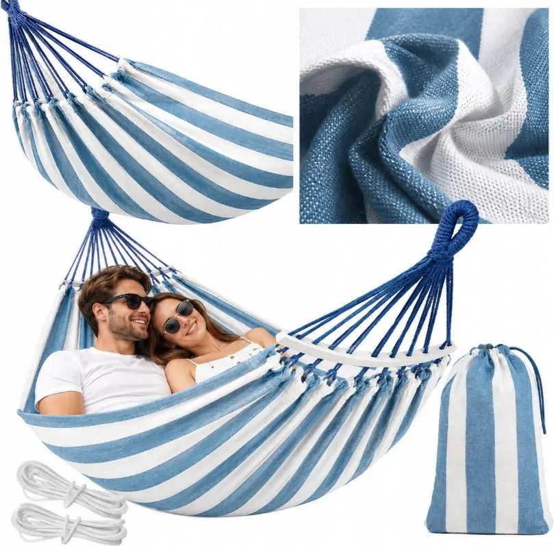 Хамак XXL за 2 души 250 x 150 см – товароносимост 150 кг
