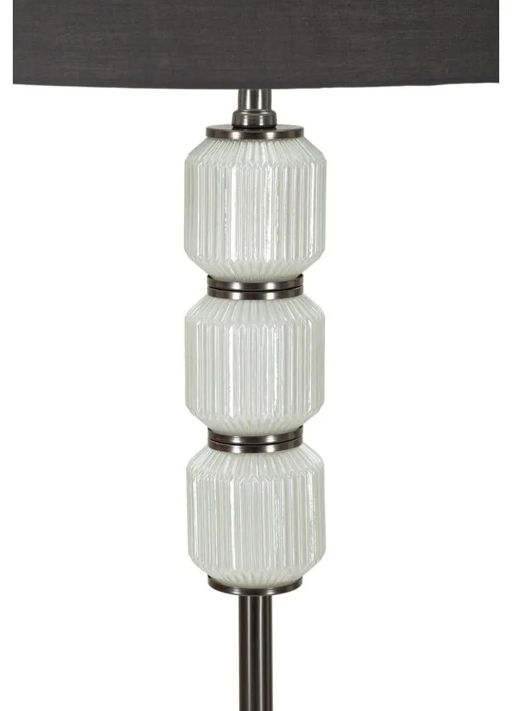 Сива подова лампа с текстилен абажур (височина 163 cm) Bright – Mauro Ferretti