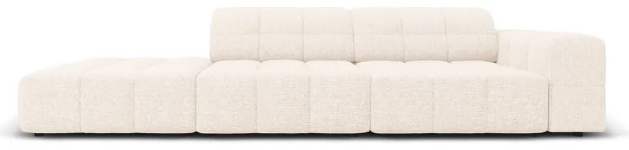 Кремав шезлонг (десен ъгъл) Chicago – Cosmopolitan Design