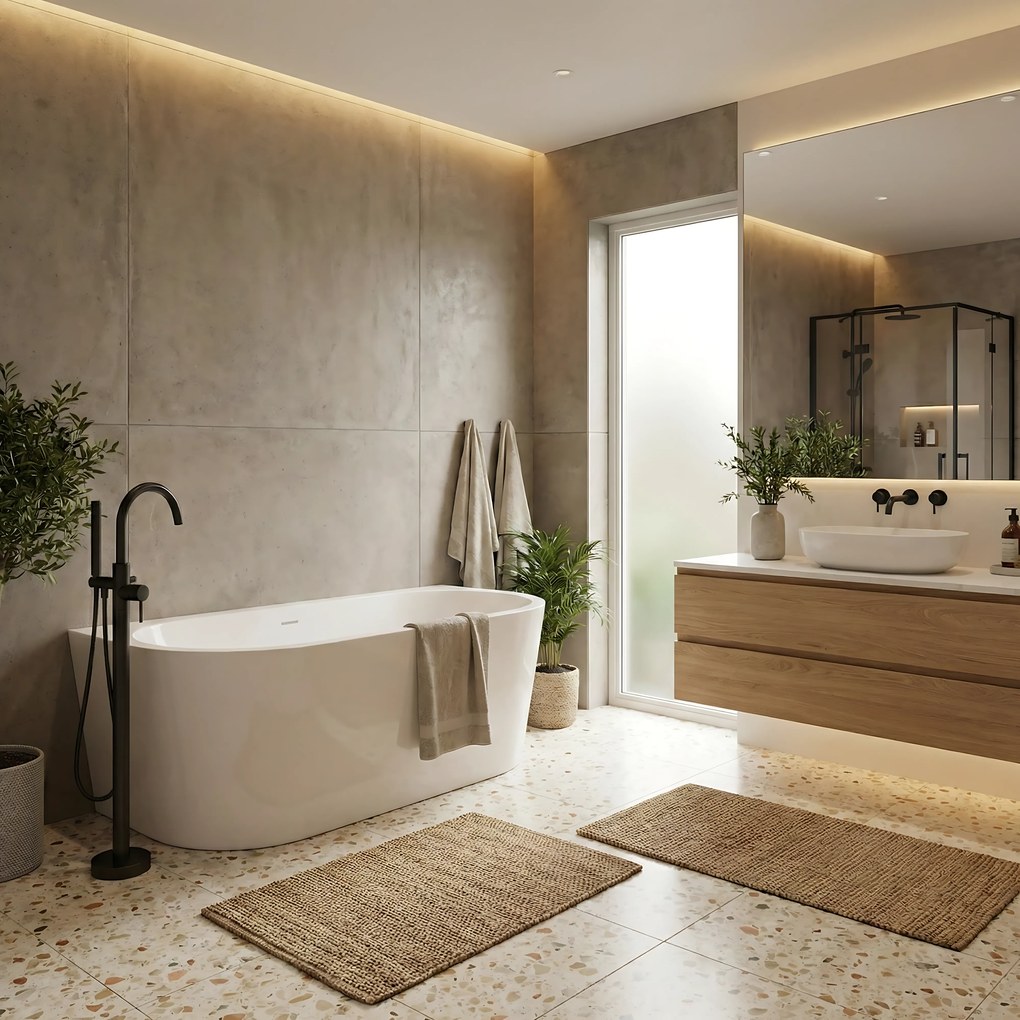 Свободностояща акрилна Вана Rea OLIMPIA 150cm