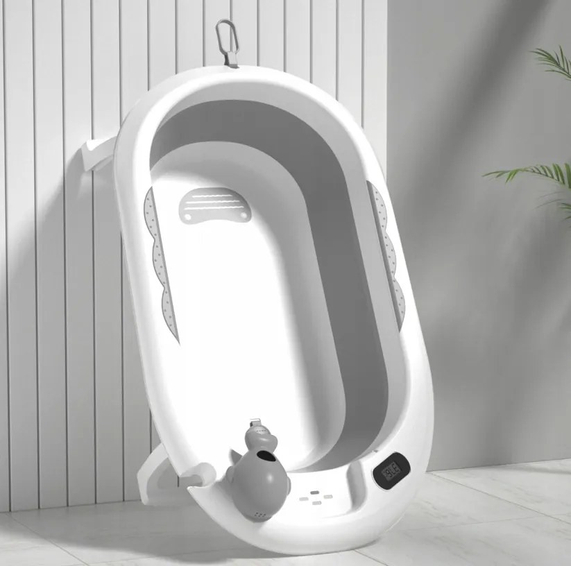 Сгъваема бебешка вана VAIANA PREMIUM с възглавница - повече цветове Син